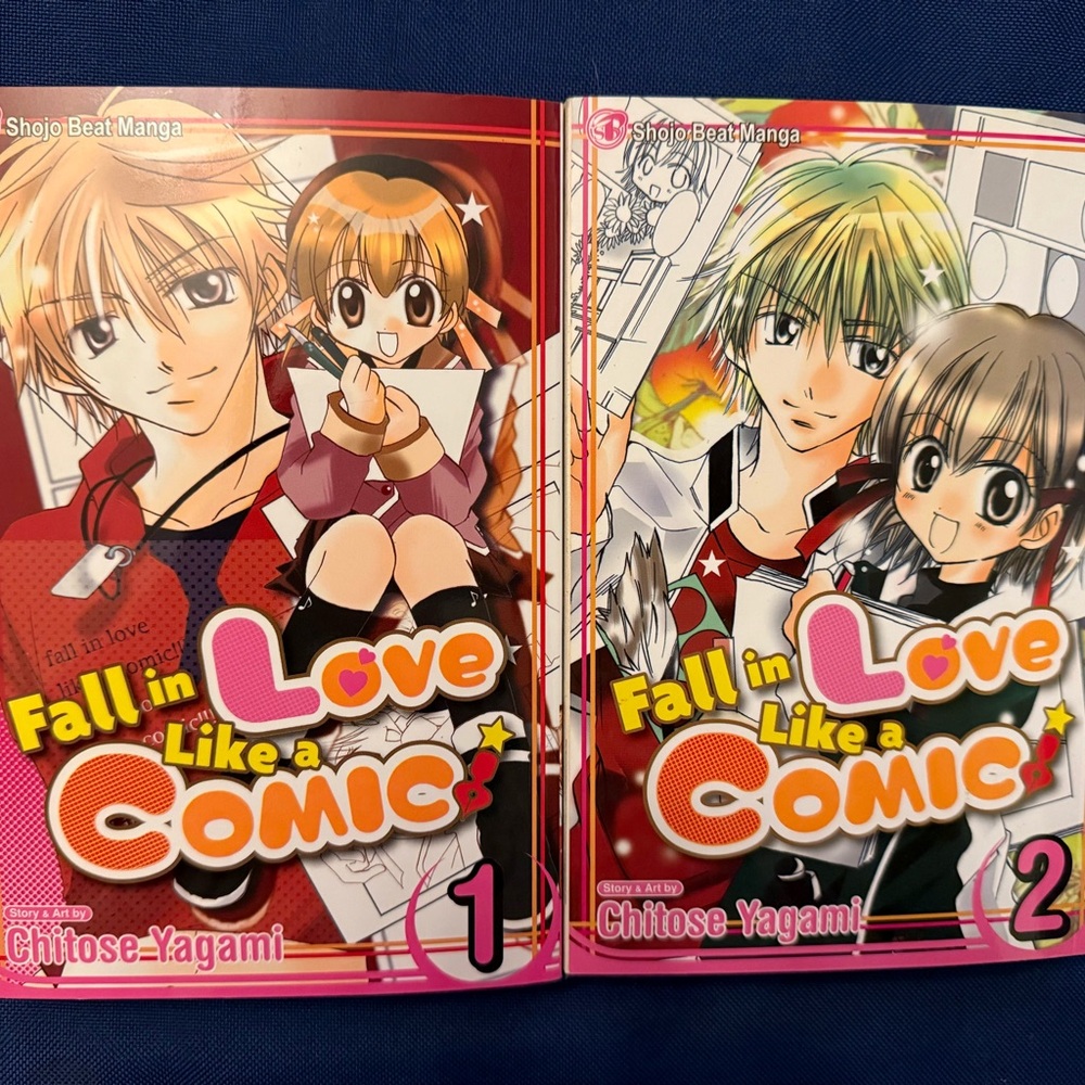 Fall in Love Like a Comic Manga Volumes 1 and 2